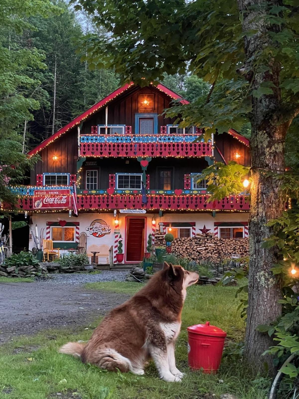 Grunberg Haus Inn & Cabins Waterbury Bagian luar foto